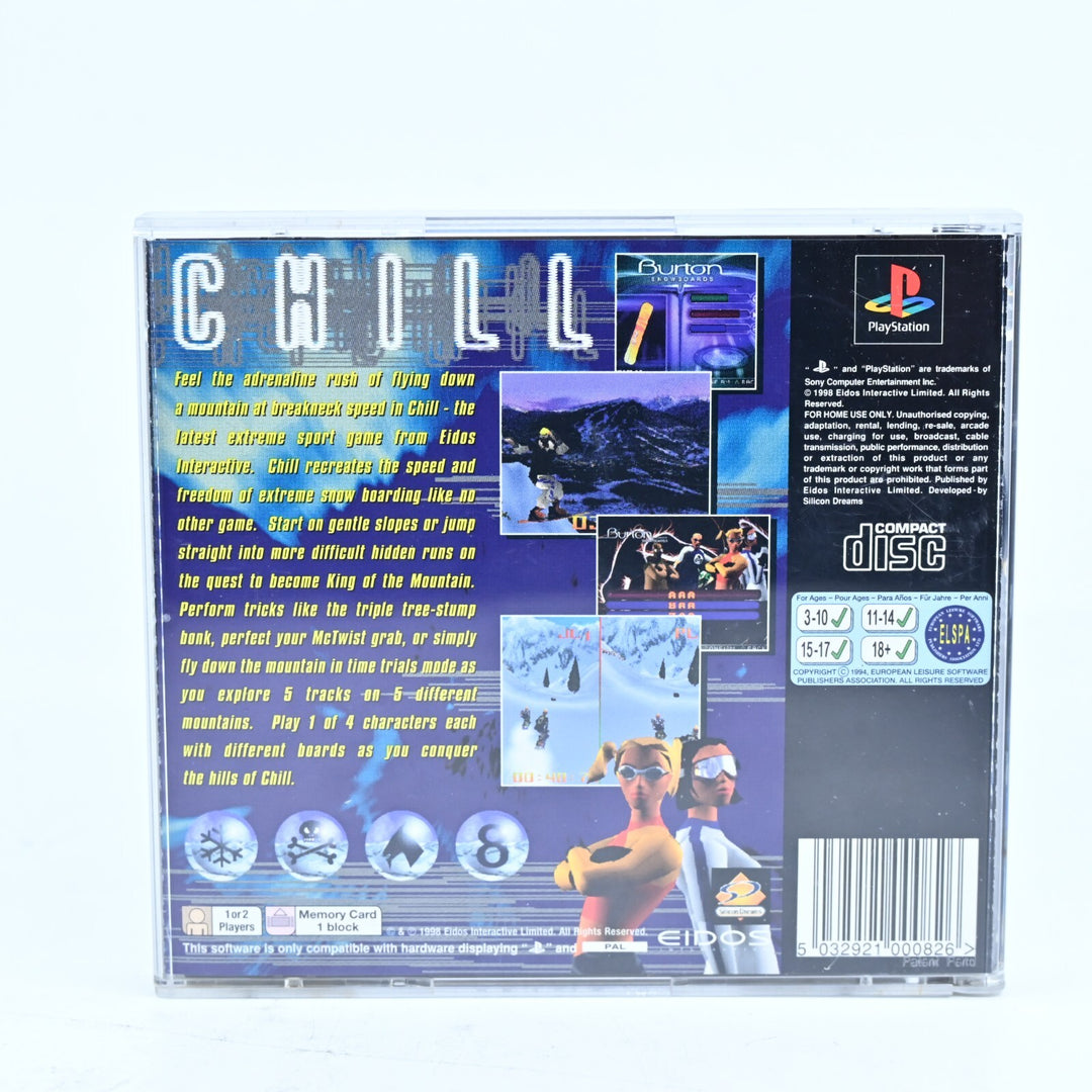 Chill - Sony Playstation 1 / PS1 Game + Manual - PAL - MINT DISC!