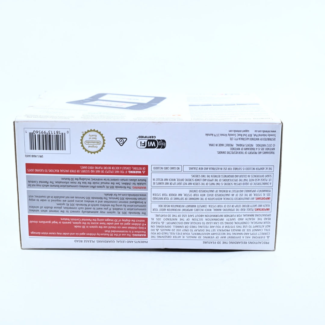 SEALED! - Silver / Black - Nintendo 3DS XL Boxed Console - SPR-001(EUR) - PAL