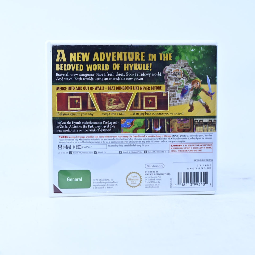 The Legend of Zelda: A Link Between Worlds - Nintendo 3DS Game - PAL + Manual