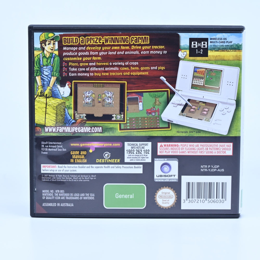 Farm Life: Manage Your Own Farm - Nintendo DS Game - PAL + Manual - FREE POST!