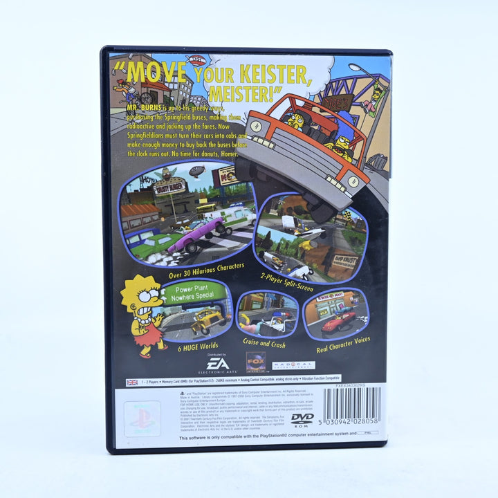The Simpsons Road Rage - Sony Playstation 2 / PS2 Game + Manual - PAL