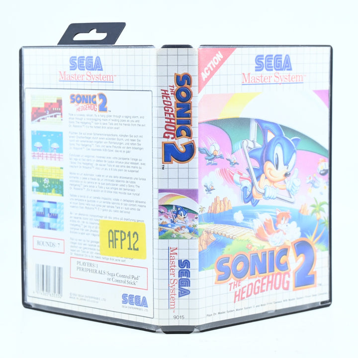 Sonic The Hedgehog 2 - Sega Master System Game + Manual - PAL - FREE POST!