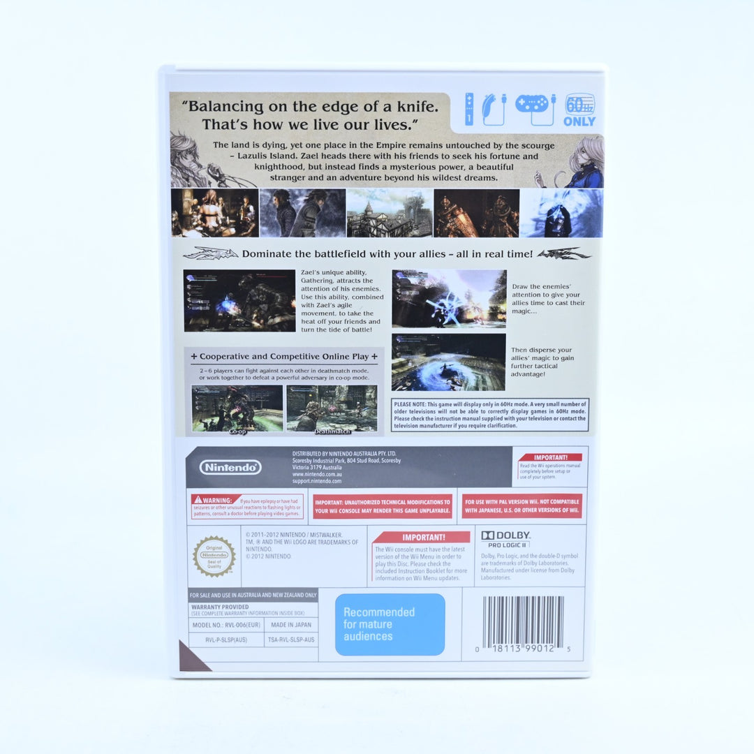 The Last Story - Nintendo Wii Game + Manual - PAL - MINT DISC!