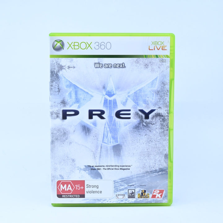 Prey - Xbox 360 Game + Manual - PAL - MINT DISC!