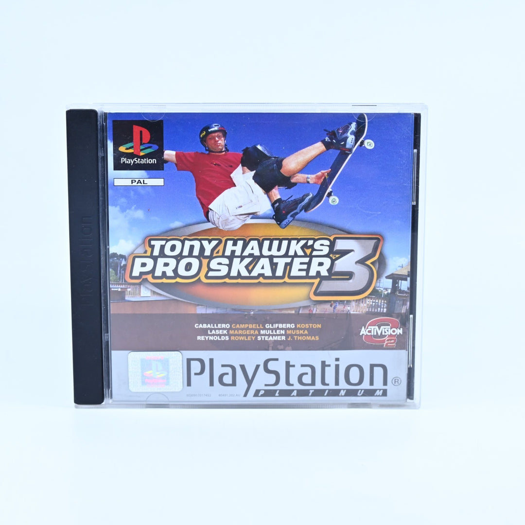 Tony Hawk's Pro Skater 3 - Sony Playstation 1 / PS1 Game + Manual - MINT DISC!