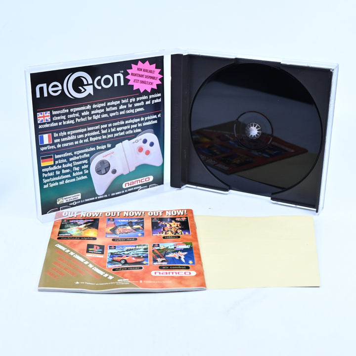 Ridge Racer Revolution - Sony Playstation 1 / PS1 Game + Manual + Stickers - PAL