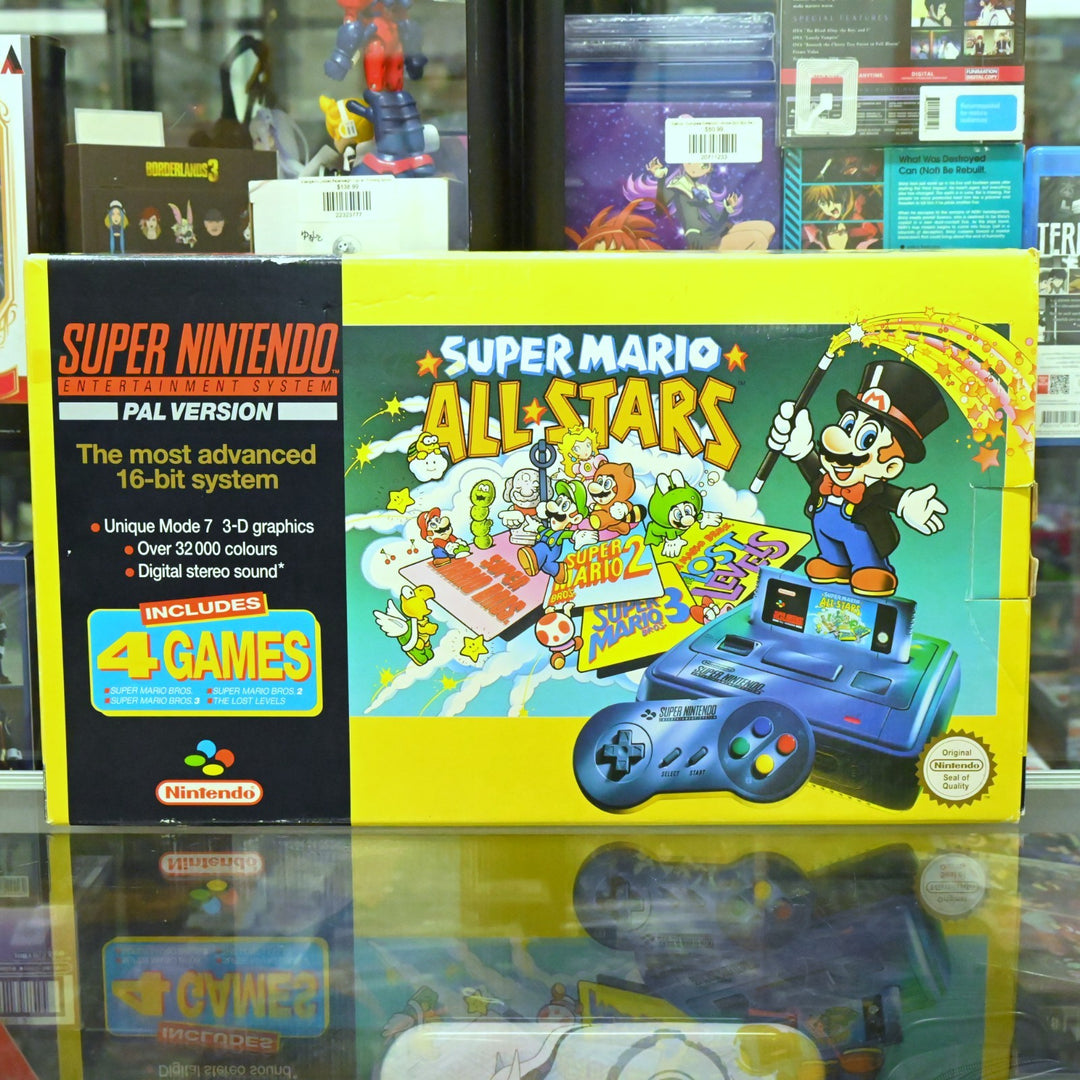 Super Mario All Stars Edition - Super Nintendo / SNES Boxed Console - PAL