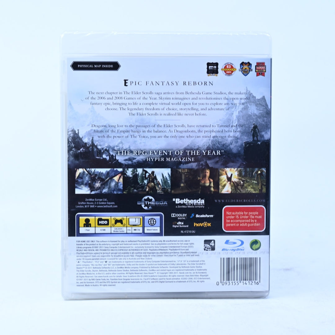 SEALED! The Elder Scrolls V: Skyrim - Sony Playstation 3 / PS3 Game + Manual