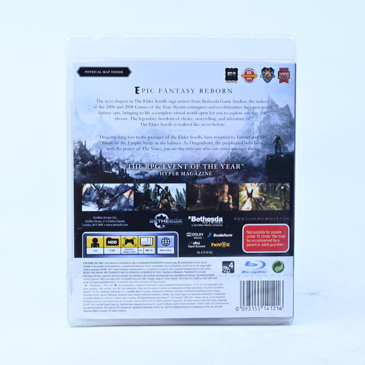 SEALED! The Elder Scrolls V: Skyrim - Sony Playstation 3 / PS3 Game + Manual