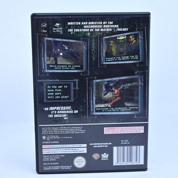 Enter the Matrix - Nintendo Gamecube Game + Manual - PAL - FREE POST!