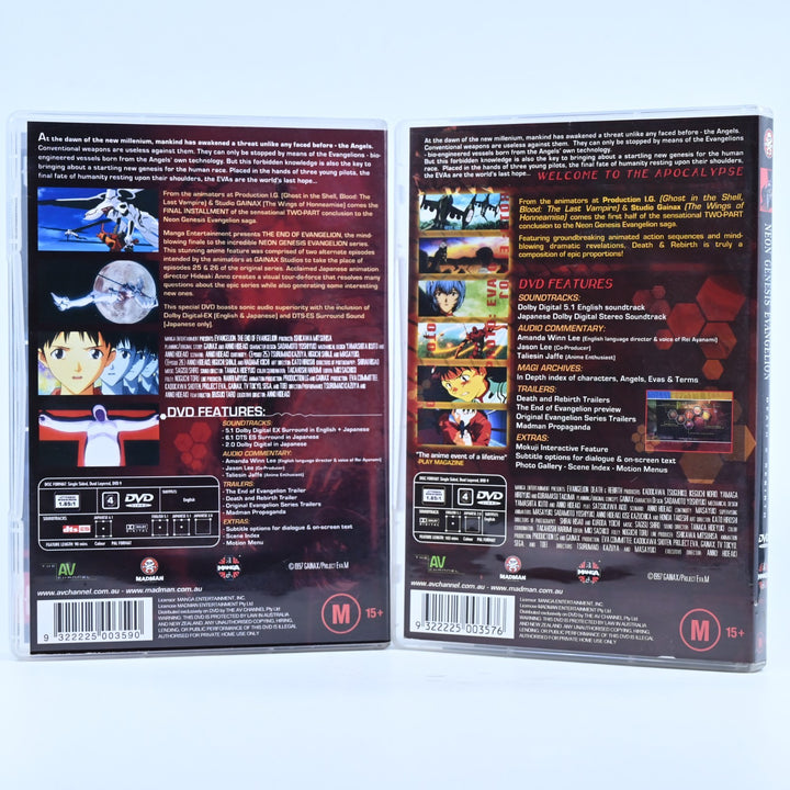 Neon Genesis Evangelion - Volumes 1 to 8 + Movies - Anime DVDs