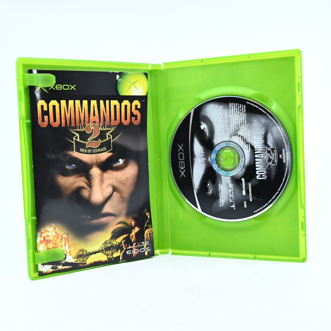 Commandos 2: Men of Courage - Original Xbox Game + Manual - PAL - MINT DISC!