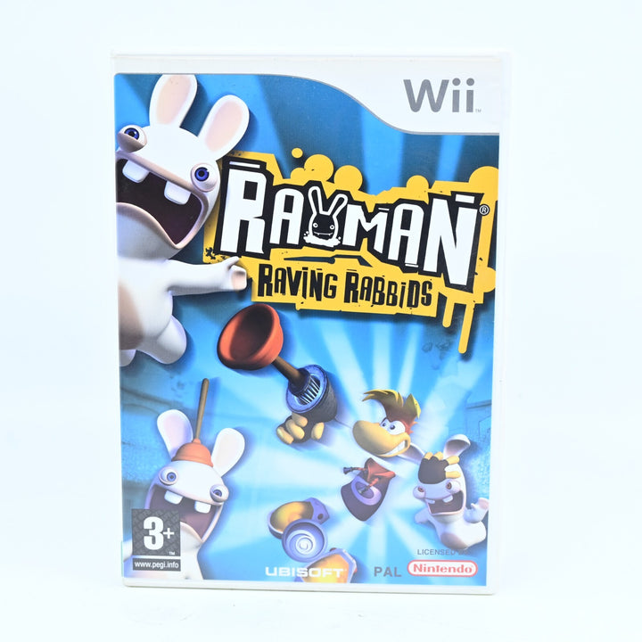Rayman Raving Rabbids - Nintendo Wii Game + Manual - PAL - MINT DISC!
