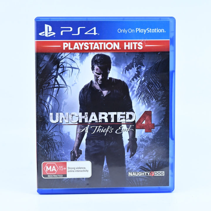 Uncharted 4: A Thief's End - Sony Playstation 4 / PS4 Game - FREE POST!
