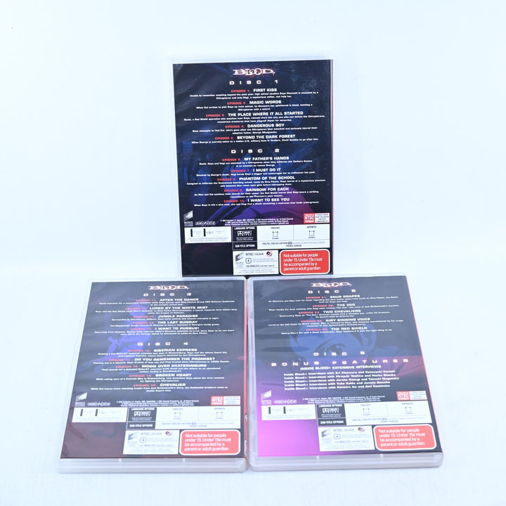 Blood+ - Part 1 - 6 Disc Collection  - Region 4 - Anime DVD - Blood Plus
