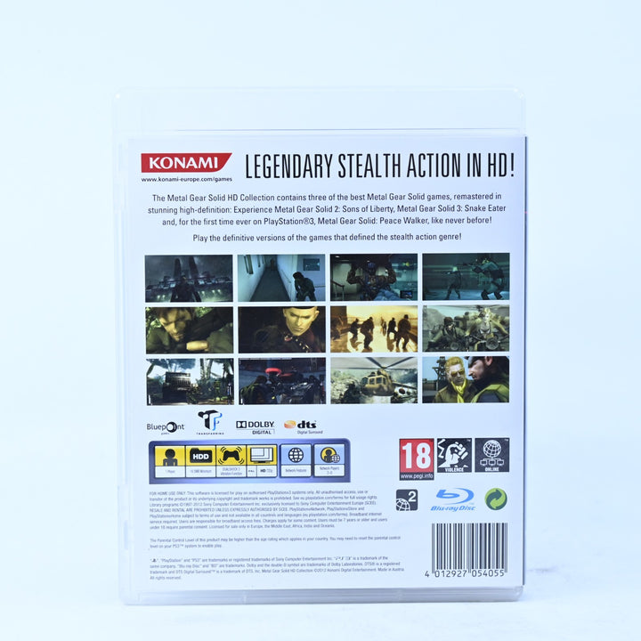 Metal Gear Solid HD Collection - Sony Playstation 3 / PS3 Game + Manual