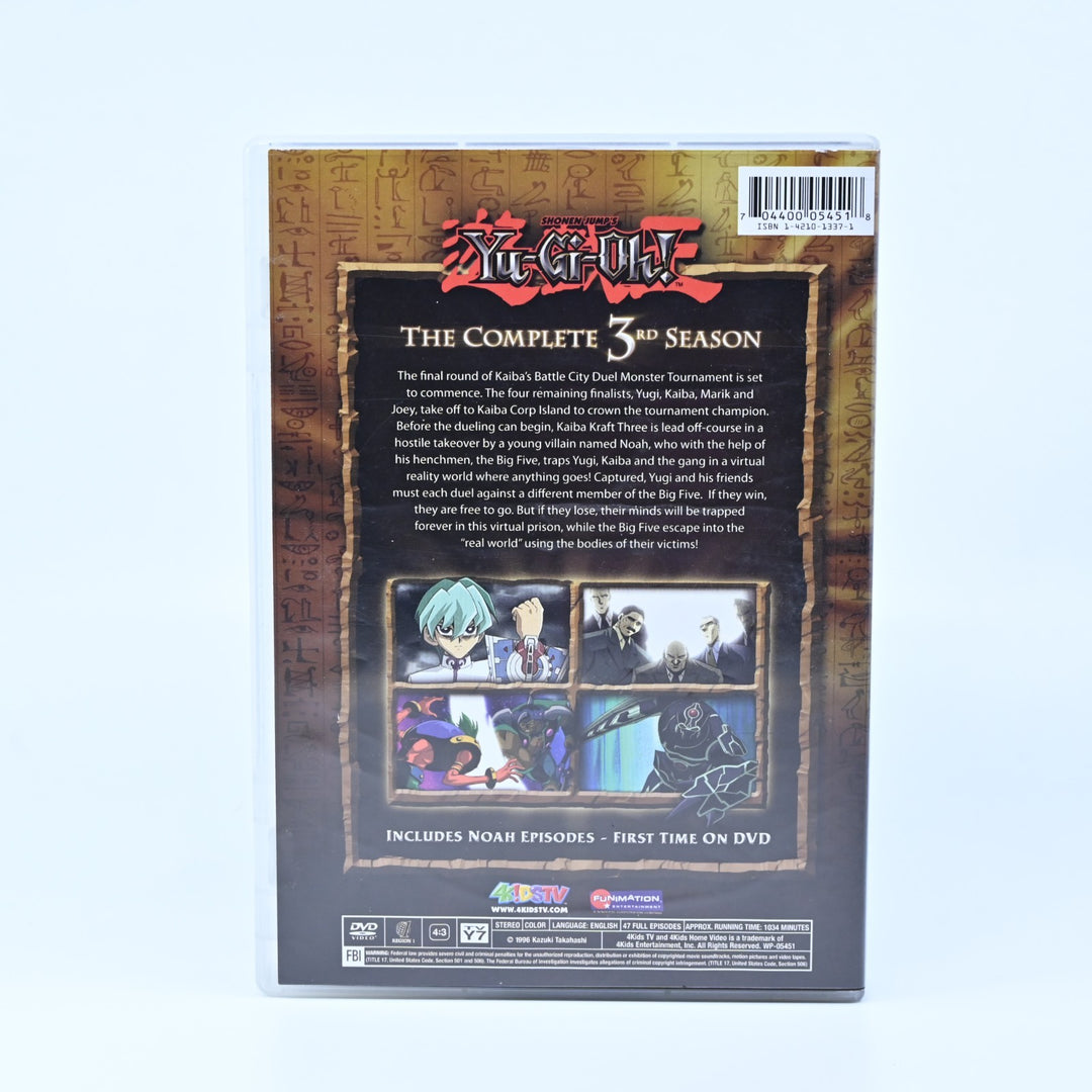 SIGNED! Veronica Taylor, Eric Stuart Yu-Gi-Oh! The Complete 3rd Season Region 1