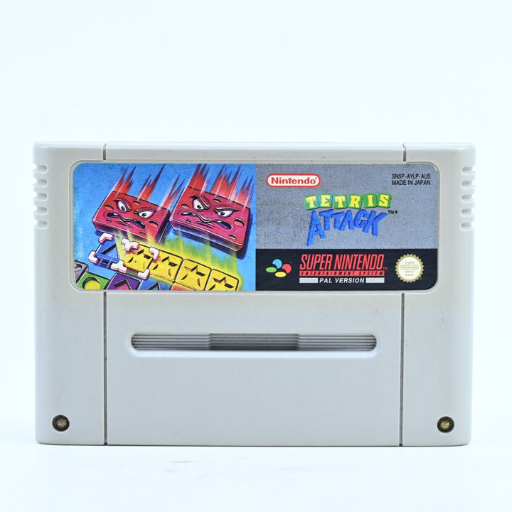 Tetris Attack - Super Nintendo / SNES Game - PAL - FREE POST!