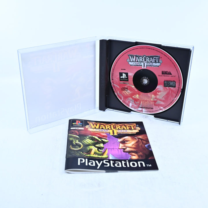 Warcraft II The Dark Saga - Sony Playstation 1 / PS1 Game + Manual - PAL