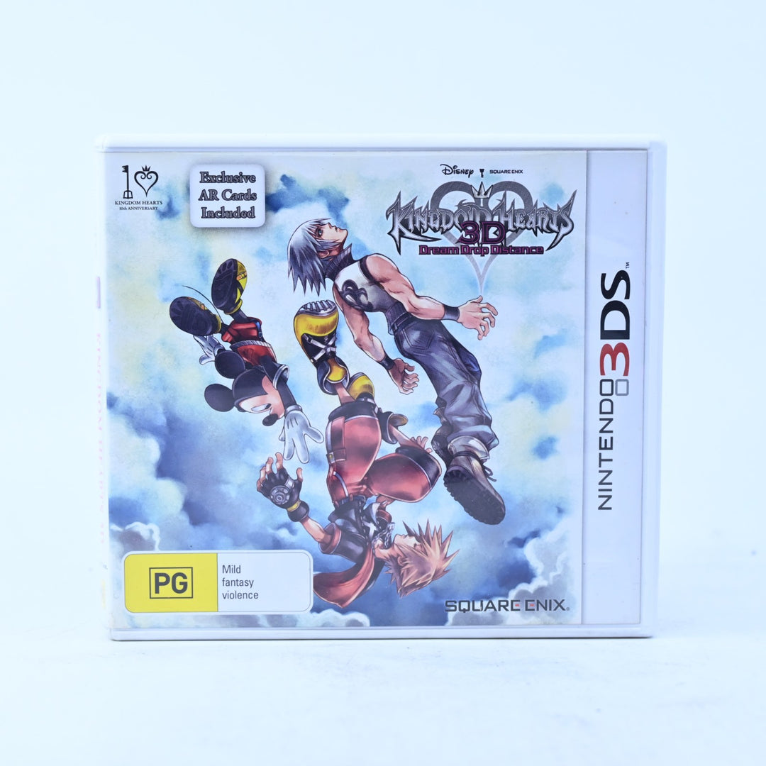 Kingdom Hearts 3D Dream Drop Distance - Nintendo 3DS Game - PAL + Manual