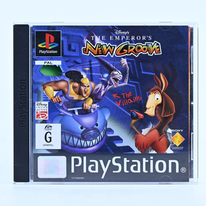 Disney's The Emperor's New Groove - Sony Playstation 1 / PS1 Game + Manual