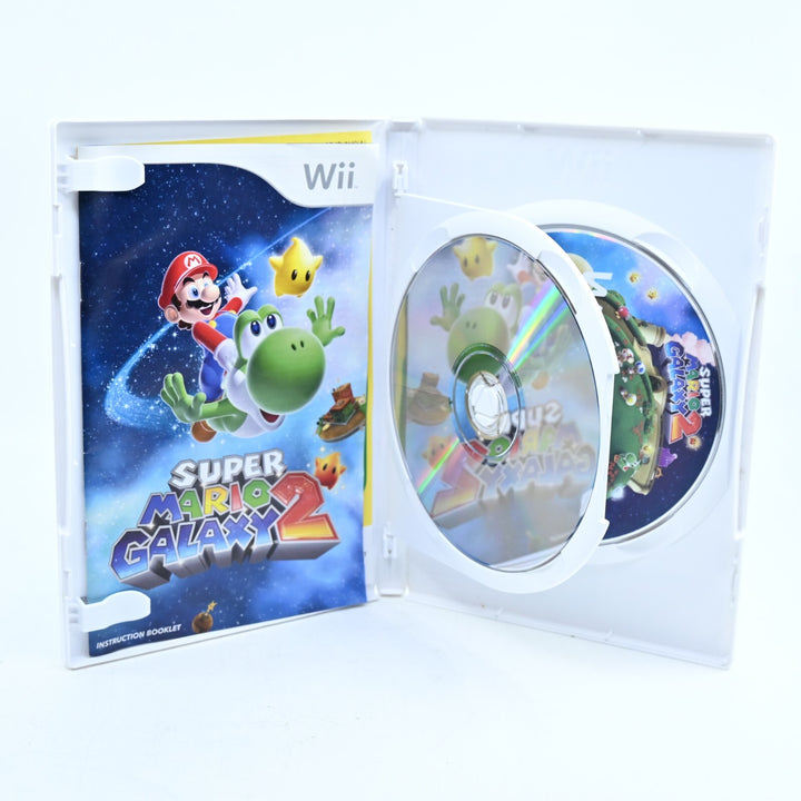 Super Mario Galaxy 2 + Tutorial Disc - Nintendo Wii Game + Manual - PAL