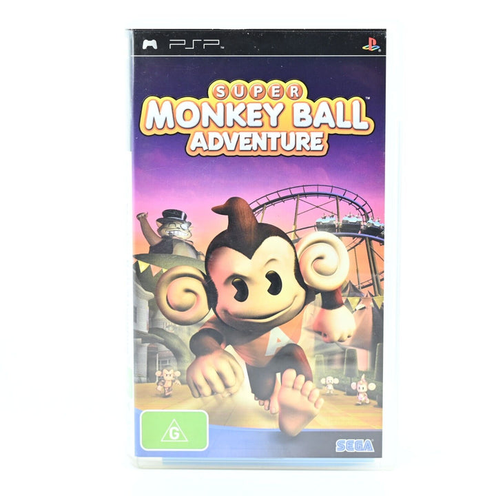 Super Monkey Ball Adventure - Sony PSP Game + Manual - FREE POST!