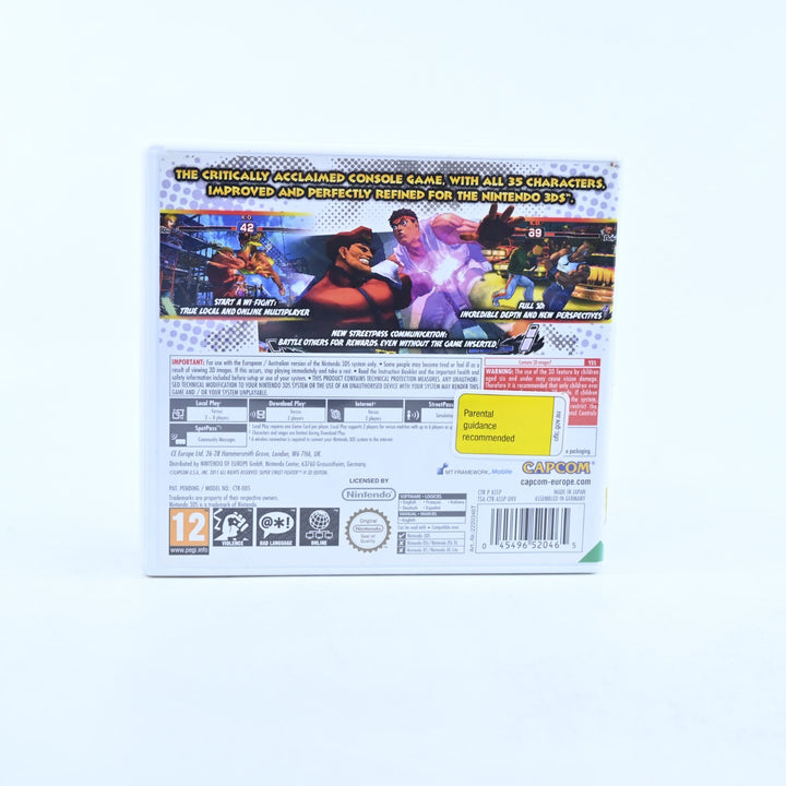 Super Street Fighter IV 4: 3D Edition - Nintendo 3DS Game - PAL + Manual