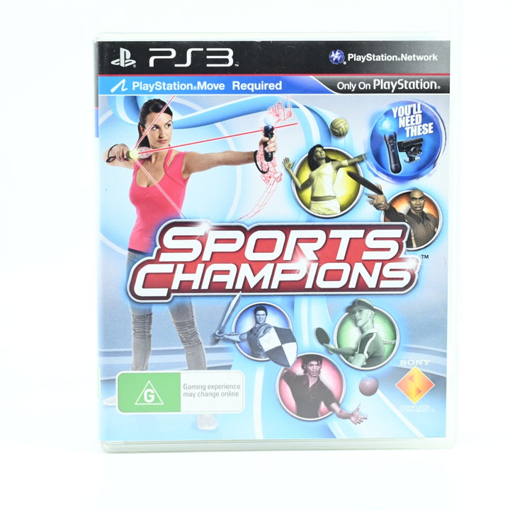 Sports Champions - Sony Playstation 3 / PS3 Game + Manual - FREE POST!