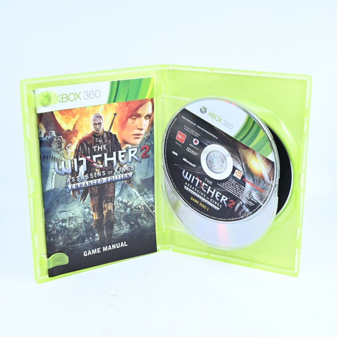 The Witcher 2: Assassins of King Enhanced Edition - Xbox 360 Game + Manual