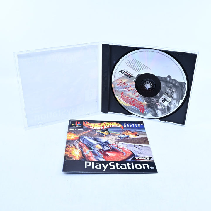Hot Wheels Extreme Racing - Sony Playstation 1 / PS1 Game + Manual - PAL