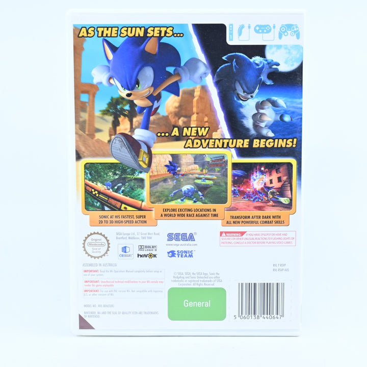 Sonic Unleashed - Nintendo Wii Game - PAL - FREE POST!