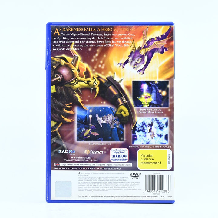 The Legend of Spyro: The Eternal Night - Sony Playstation 2 / PS2 Game No Manual