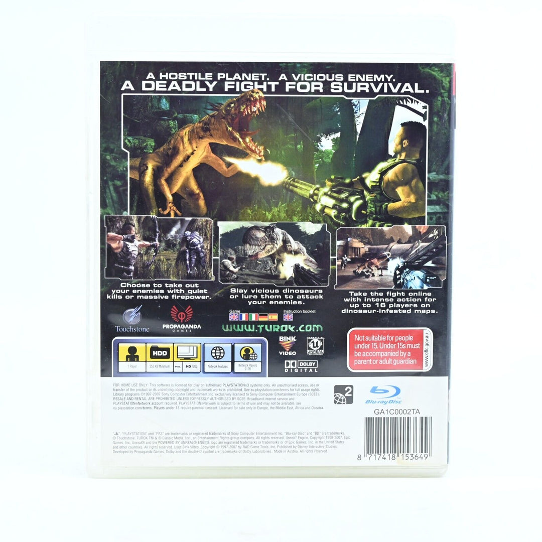 Turok - No Manual - Sony Playstation 3 / PS3 Game - FREE POST!