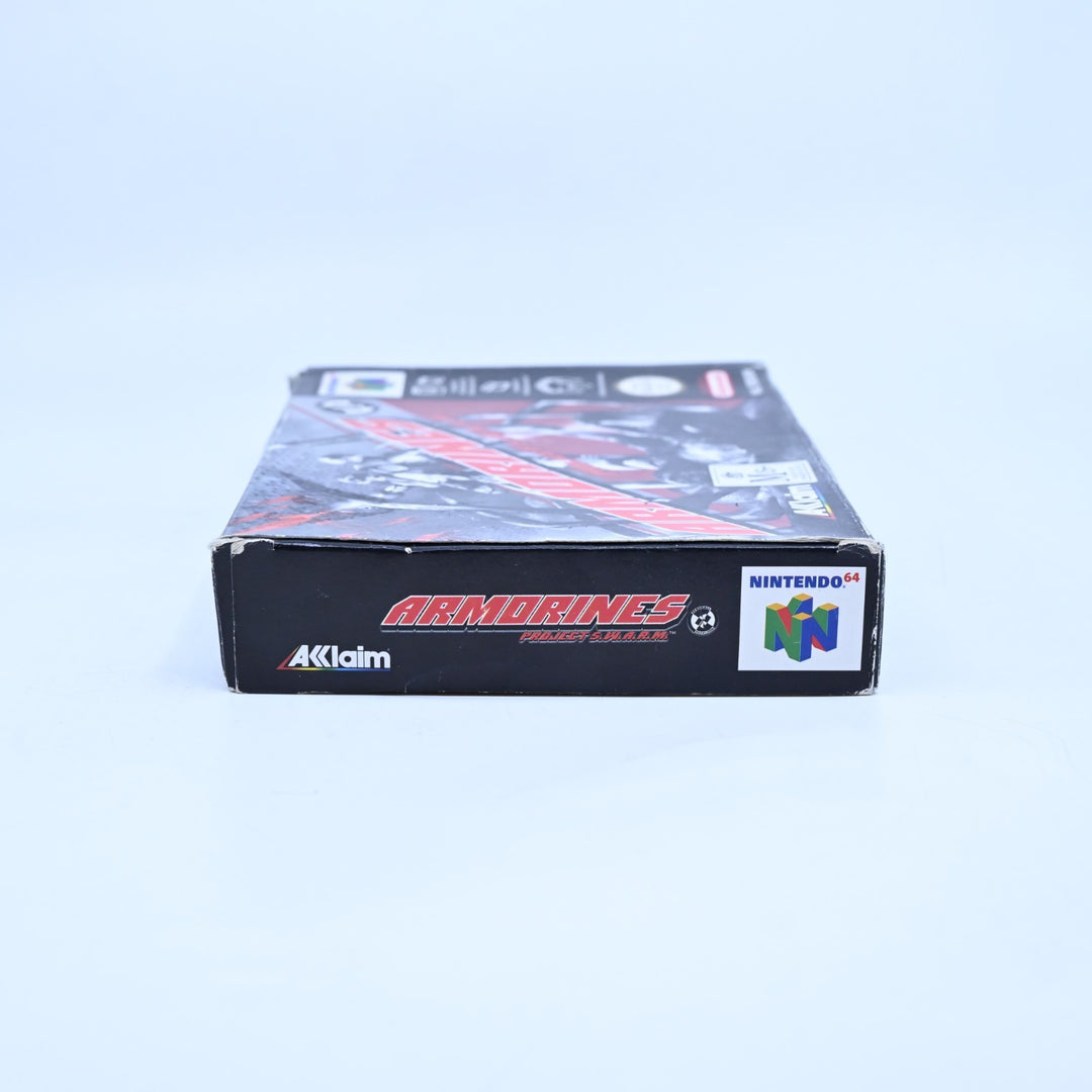 Armorines - Project Swarm - N64 / Nintendo 64 Boxed Game - PAL - FREE POST!