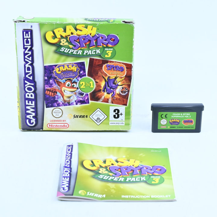 Crash & Spyro Super Pack Volume 3 - Nintendo Gameboy Advance / GBA Boxed Game