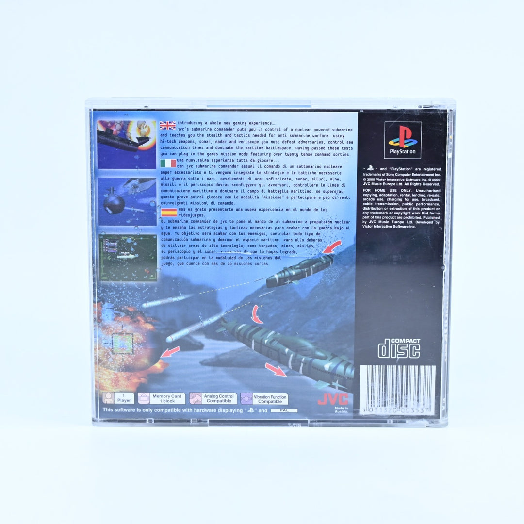 Submarine Commander- Sony Playstation 1 / PS1 Game + Manual - PAL - MINT DISC!