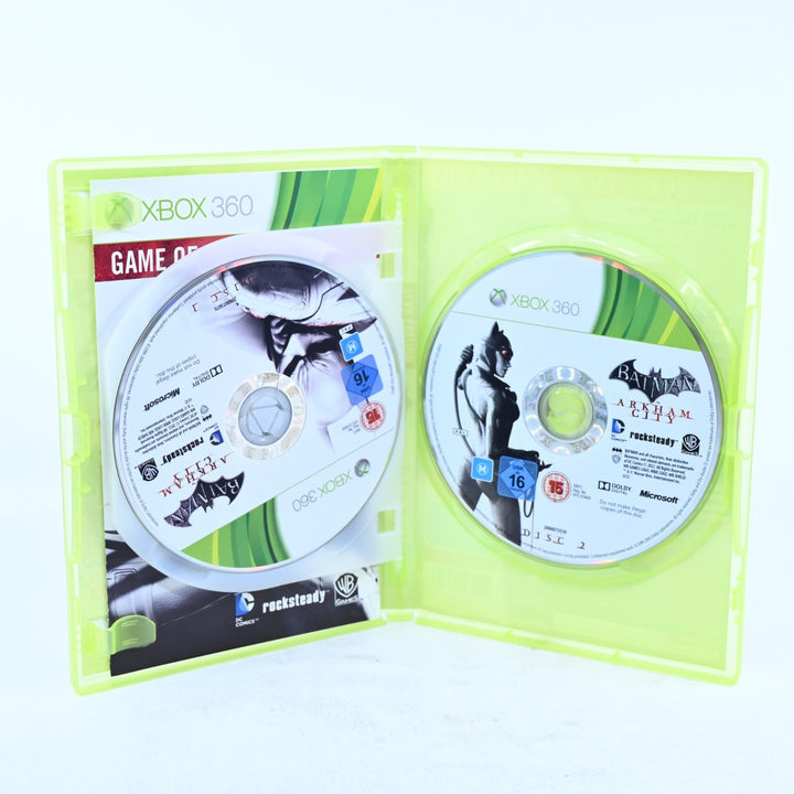 Batman Arkham City - GOTY Edition - Xbox 360 Game + Manual - PAL - MINT DISC!