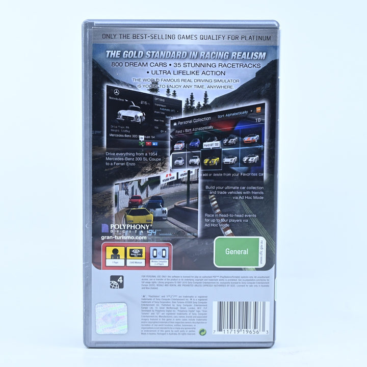 Gran Turismo - Sony PSP Game + Manual - FREE POST!
