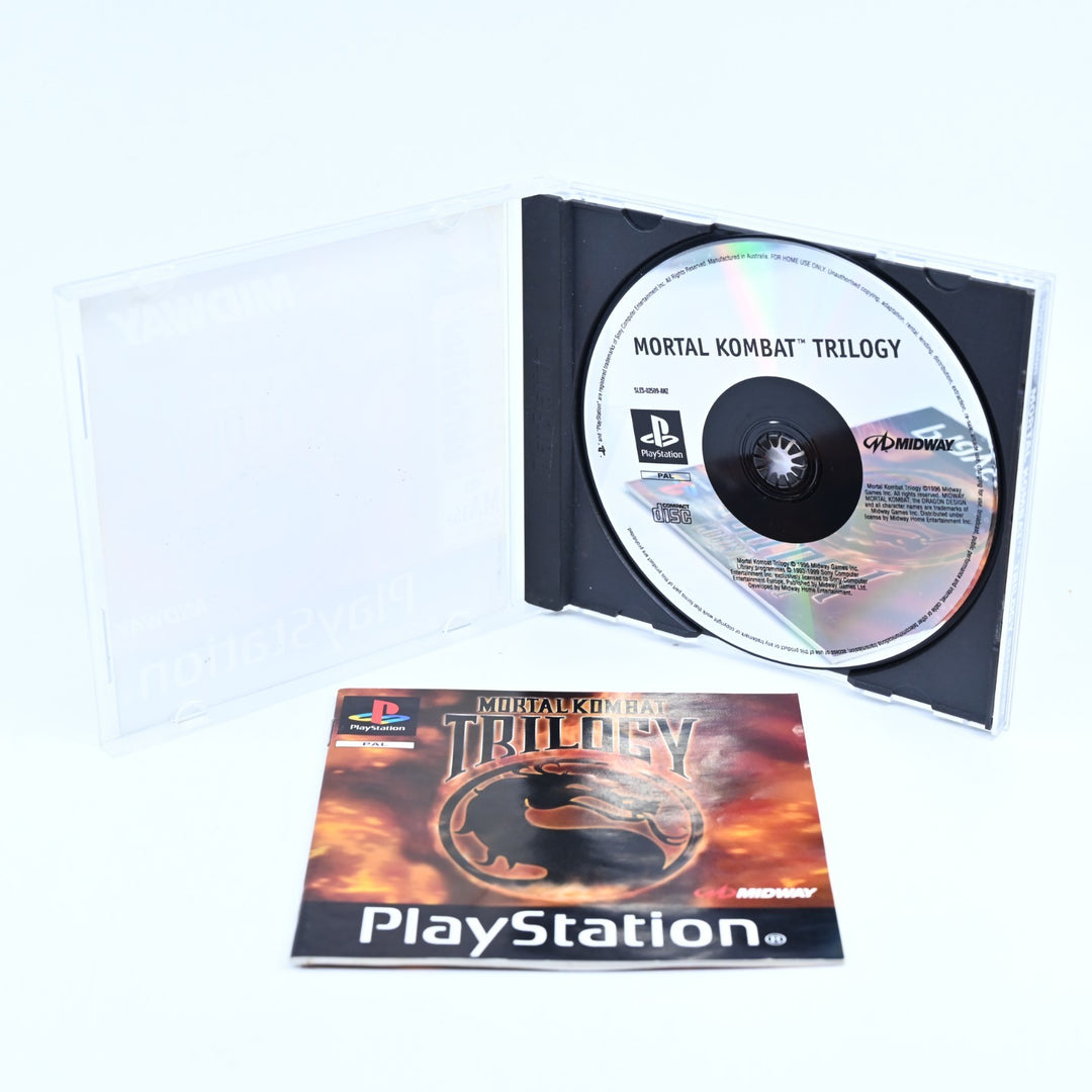 Mortal Kombat Trilogy - Sony Playstation 1 / PS1 Game + Manual - PAL