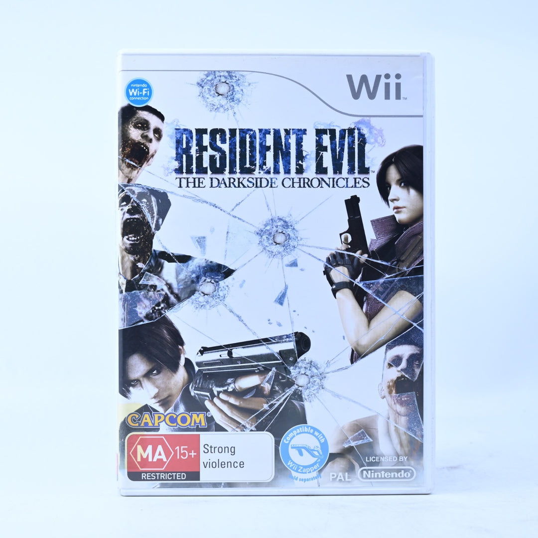 Resident Evil: The Darkside Chronicles - Nintendo Wii Game + Manual - PAL
