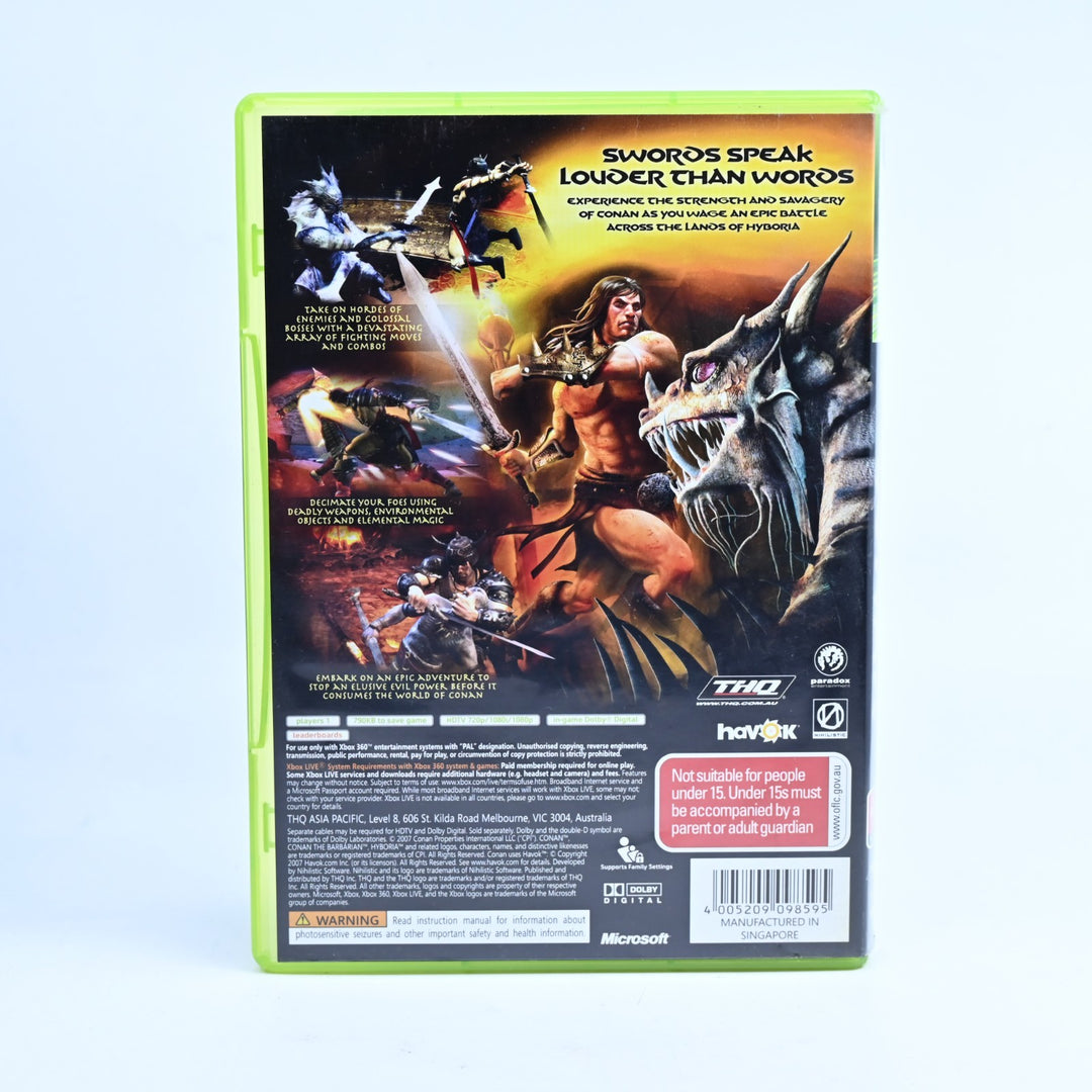 Conan - Xbox 360 Game - No Manual - PAL - MINT DISC!