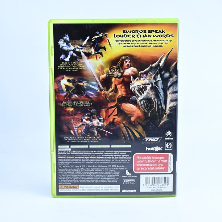 Conan - Xbox 360 Game - No Manual - PAL - MINT DISC!