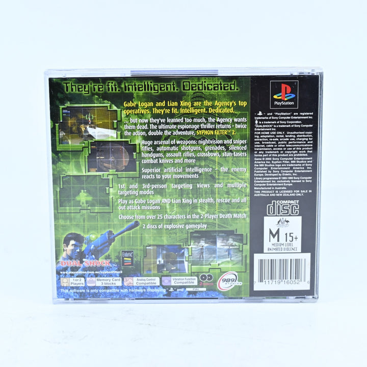 Syphon Filter 2 - Sony Playstation 1 / PS1 Game - No Manual - PAL - MINT DISC!