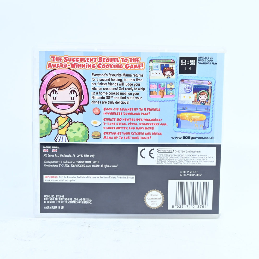 Cooking Mama 2 - Nintendo DS Game - PAL + Manual - FREE POST!