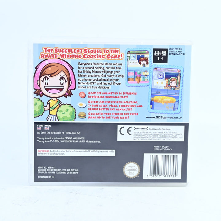 Cooking Mama 2 - Nintendo DS Game - PAL + Manual - FREE POST!