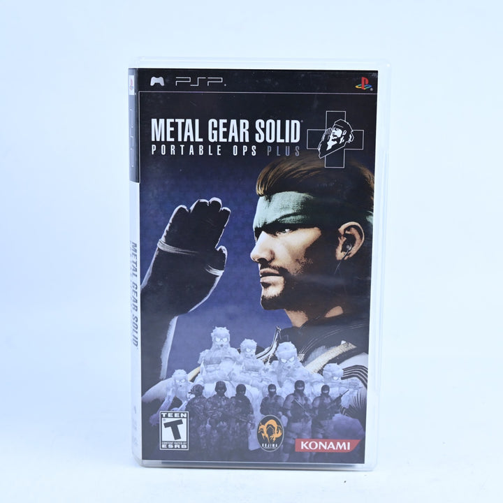 Metal Gear Solid: Portable Ops Plus - Sony PSP Game + Manual - FREE POST!