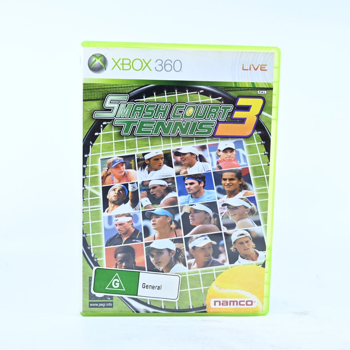 Smash Court Tennis 3 - Xbox 360 Game + Manual - PAL - MINT DISC!