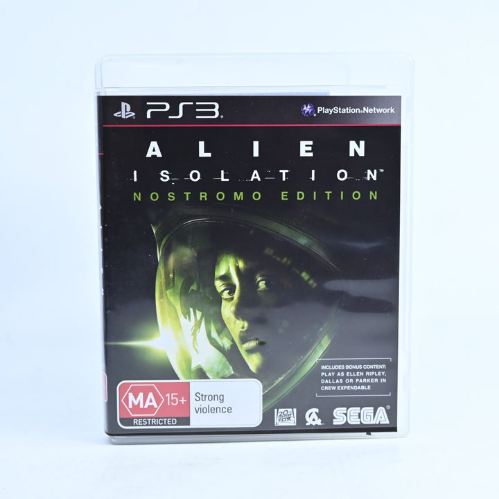 Alien Isolation: Nostromo Edition - Sony Playstation 3 / PS3 Game + Manual