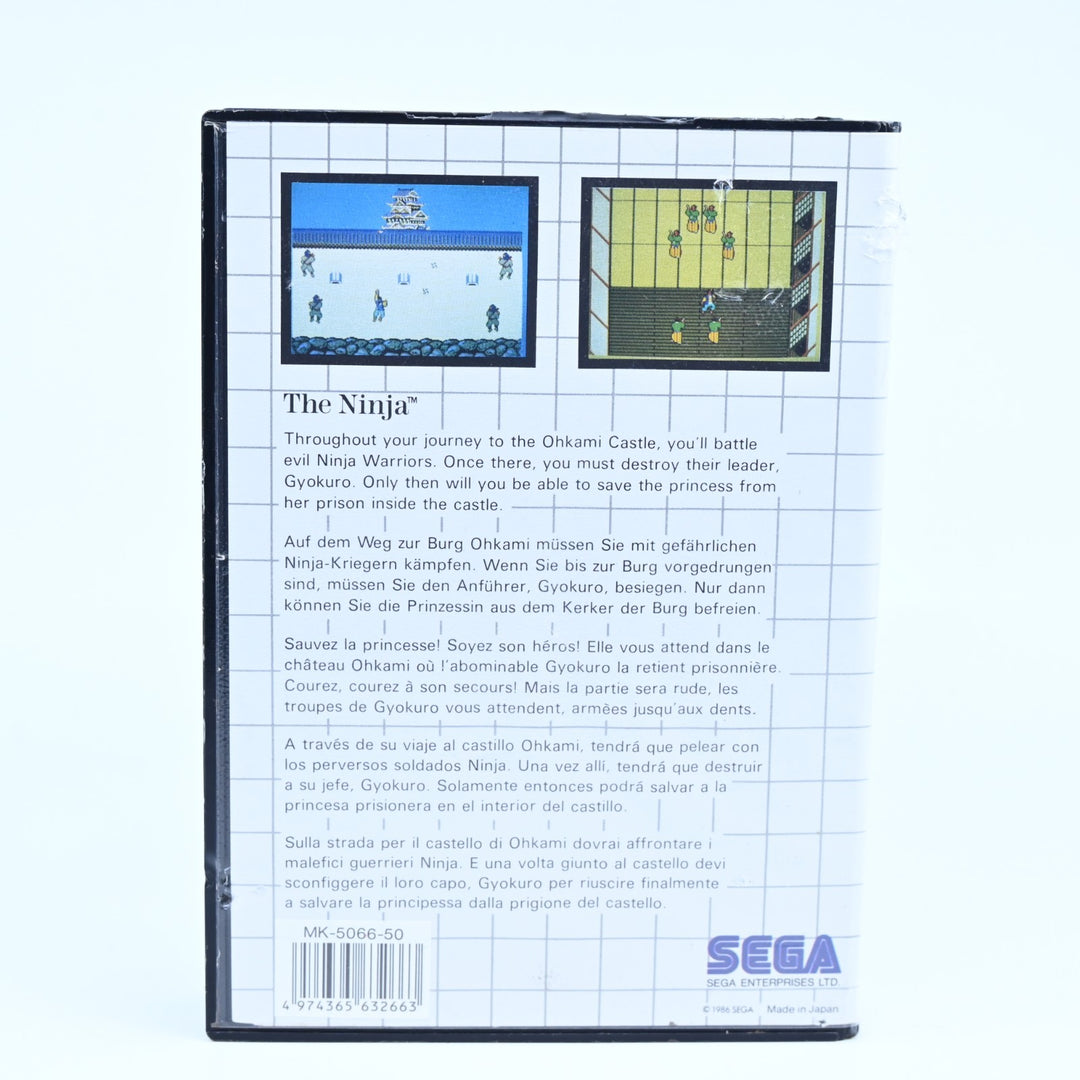 The Ninja - Sega Master System Game - No Manual - PAL - FREE POST!